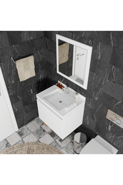 ROZBO MOBİLYA Helia 60 cm Banyo Dolabı - 3