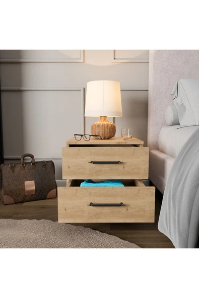 ROZBO MOBİLYA 2 Çekmeceli Modern Komodin - 2