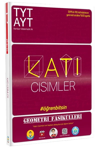 TYT-AYT Geometri Fasikülleri - Katı Cisimler - Tonguç Yayınları