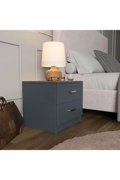 ROZBO MOBİLYA 2 Çekmeceli Modern Komodin - 8