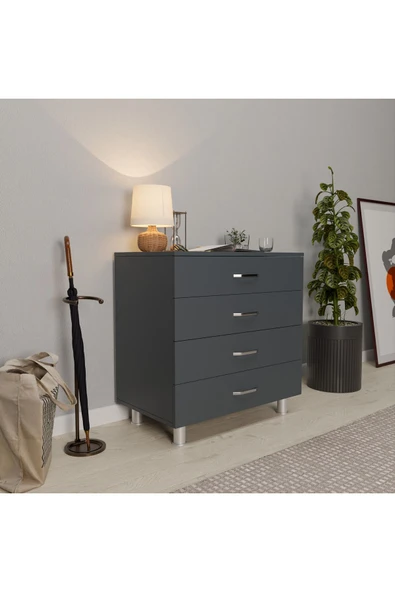 ROZBO MOBİLYA Modern 4 Çekmeceli Şifonyer - 5