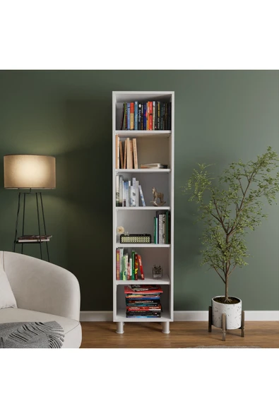 ROZBO MOBİLYA 6 Raflı Dekoratif Kitaplık - 2