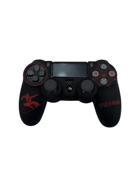 PS4 DualShock Joystick Koruyucu Örümcek Desenli Silikon Kılıf