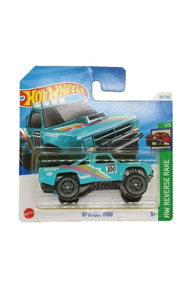 1/64 Ölçek Tekli Regular Arabalar HTD17 Hw Reverse Rake / '87 Dodge D100