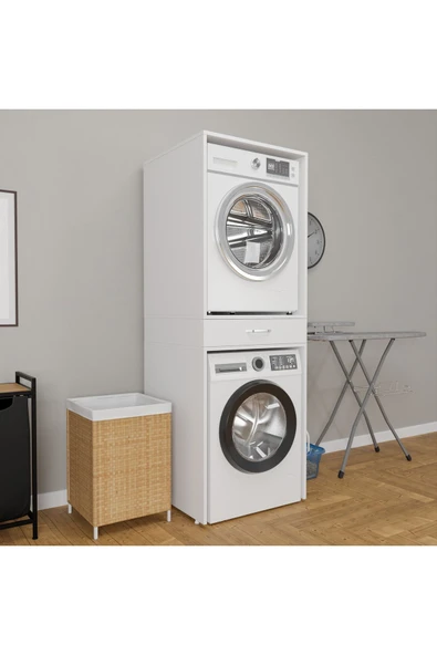 ROZBO MOBİLYA Modern Çamaşır Makinesi Dolabı 65 x 62 - 5