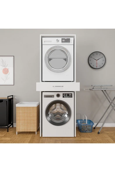 ROZBO MOBİLYA Modern Çamaşır Makinesi Dolabı 65 x 62 - 2