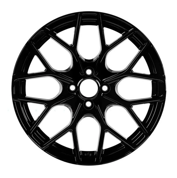 EMR-S1038-51 7.5x17" -5x114.3 ET35 73.1 Black Jant (4 Adet) - Resim 2