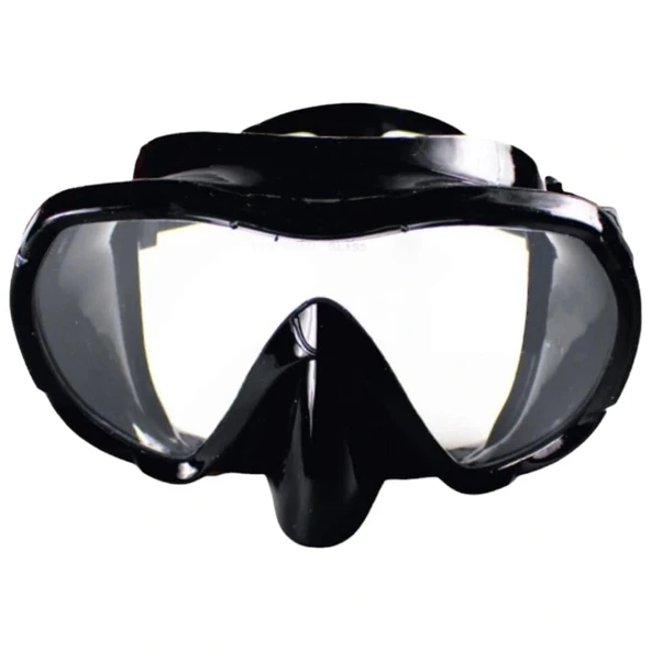 Siyah Silikon Tek Maske Tempered
