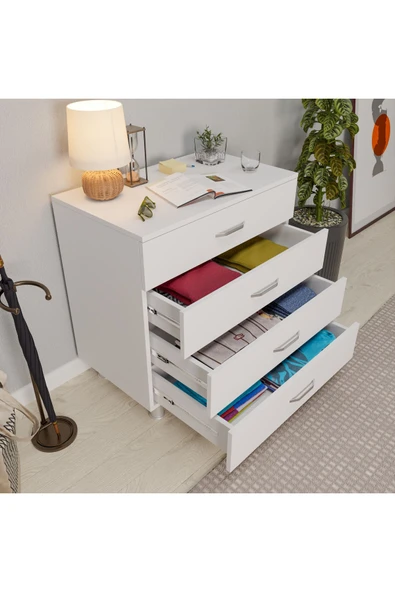 ROZBO MOBİLYA Modern 4 Çekmeceli Şifonyer - 4