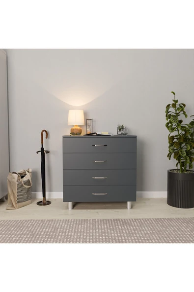 ROZBO MOBİLYA Modern 4 Çekmeceli Şifonyer - 6