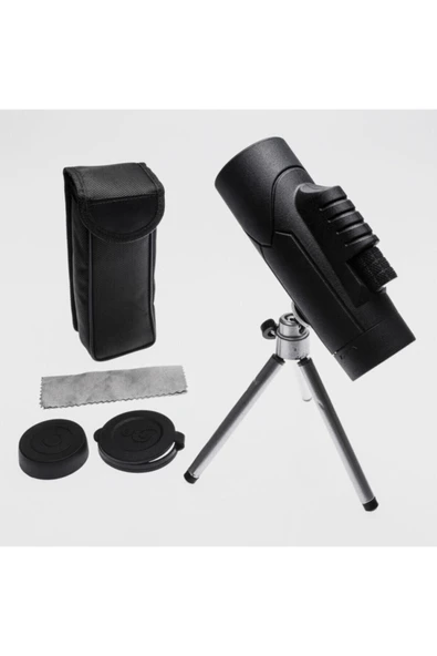 VANCKEY 10x42 Tek Gözlü Teleskop Dürbün - Süper Zoomlu - Tripod Ayaklı - 1000m/56m - 3