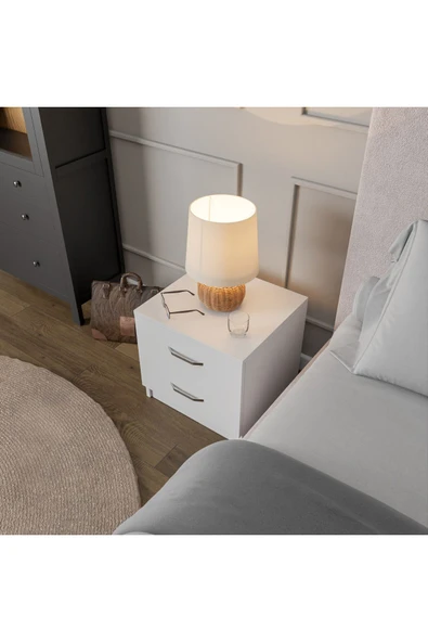 ROZBO MOBİLYA 2 Çekmeceli Modern Komodin - 7