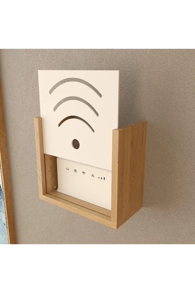 ROZBO MOBİLYA 15x25x30 Modern Wi-Fi Modem Saklama Kutusu