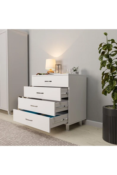 ROZBO MOBİLYA Modern 4 Çekmeceli Şifonyer - 3