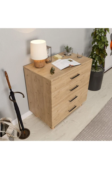 ROZBO MOBİLYA Modern 4 Çekmeceli Şifonyer - 8