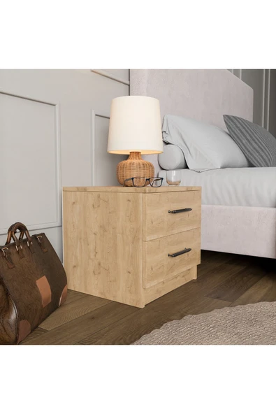 ROZBO MOBİLYA 2 Çekmeceli Modern Komodin - 8