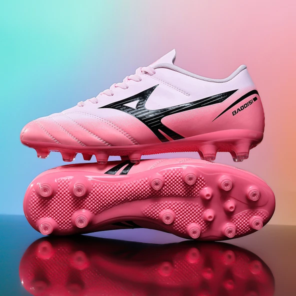 Unisex Krampon Futbol Ayakkabısı (Pembe)