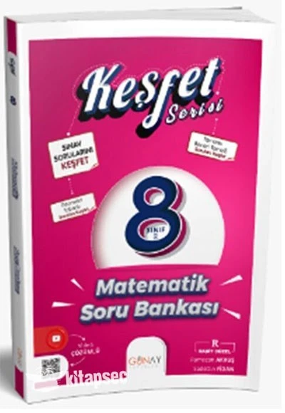 8. Sınıf Keşfet Plus Serisi Matematik Soru Bankası Günay Yayınları