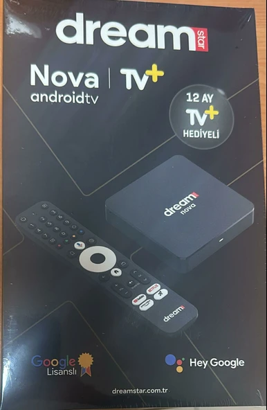 DREAMSTAR NOVA ANDROID BOX Google Lisanslı 4GBRAM 32GB HAFIZA Wifi 6K