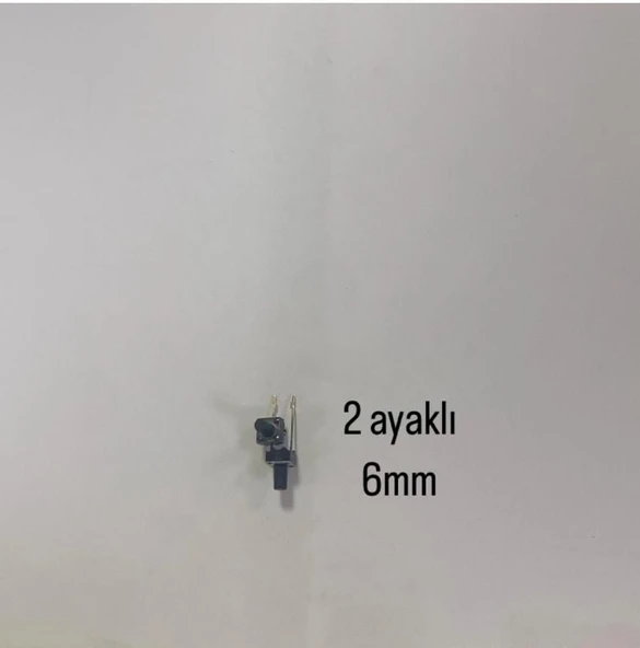 BUTON 2 PİNLİ 6MM
