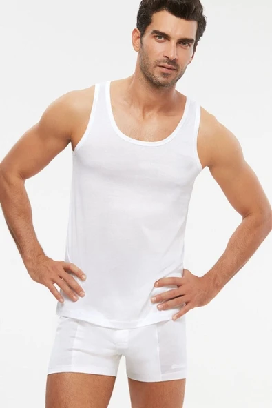 Kom Erkek Merserize Elite Atlet Beyaz Yeni Sezon (1 Adet Ekonomik)