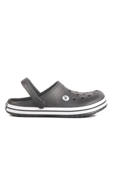 Ayakmod Siyah Büyük Numara Eva Hafif Erkek Sabo Terlik 214 M