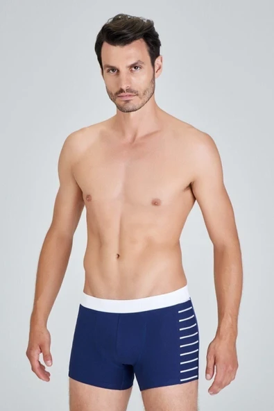 Kom Contra Erkek Boxer Lacivert