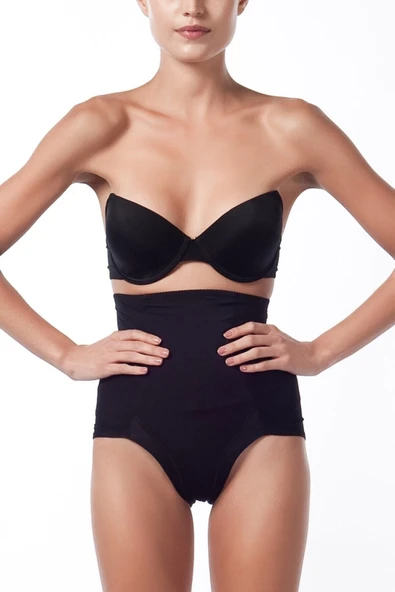 Kom Kadın Siyah Sonya Mideli Korse Toparlayıcı ürün görseli