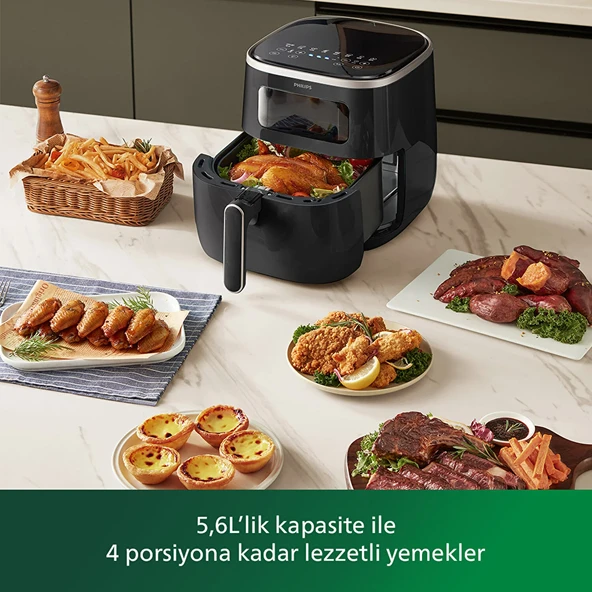 Philips HD9257/80 3000 Serisi 5.6 lt Airfryer XL Yağsız Fritöz - 3