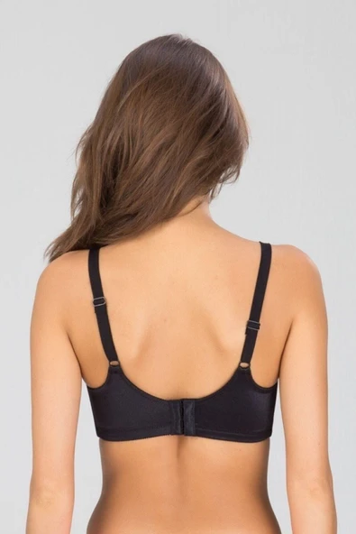 Kom Kadın Siyah Toparlayıcı Barbara Sütyen 85B - Resim 2