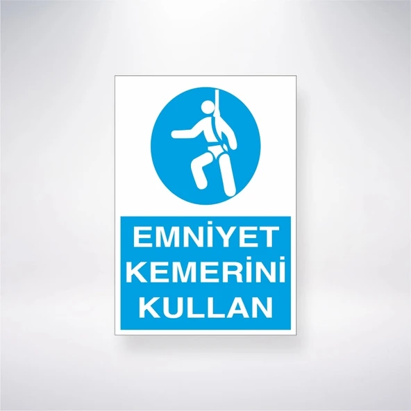 Emniyet Kemerini Kullan Sticker 20X28 Cm