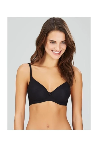 Kom Dorina Desteksiz Ince Askılı Sütyen Siyah Yeni Sezon ürün görseli