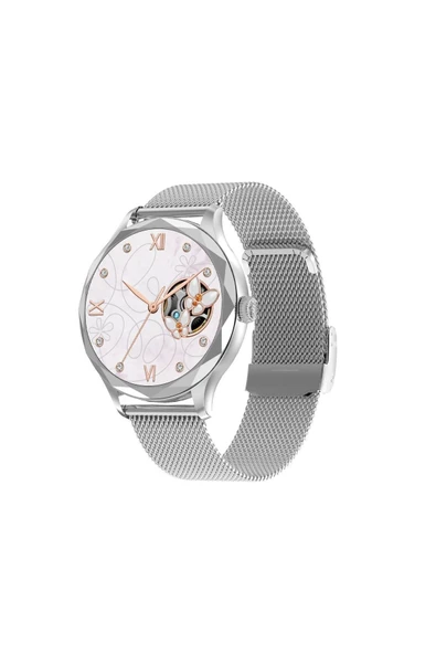 SWORD Qua Dimaond Akıllı Saat Kadın Silver IP68 SW-QUA Diamond Gümüş