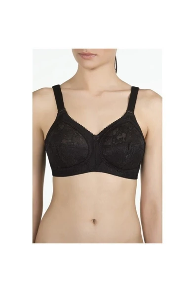 Kom Kadın Siyah Toparlayıcı Romance Sütyen - Resim 2