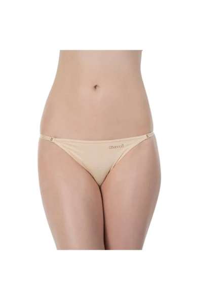 Kom Kadın Ten Basic Tanga 2li Paket