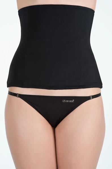 Kom Kadın Siyah Daisy Bel Korse 41KR90011SiYA ürün görseli