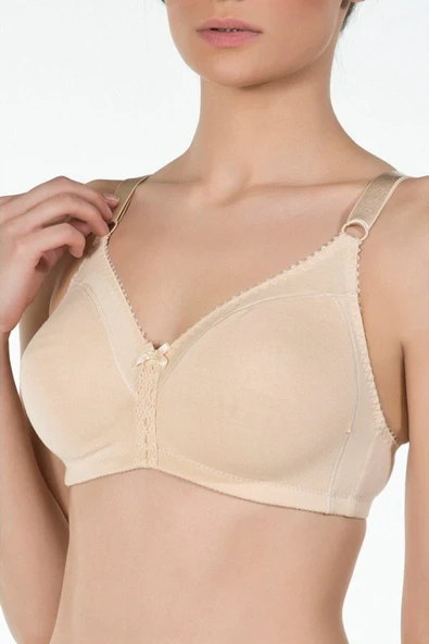 Kom Kadın Beyaz Carol Sütyen - Resim 3