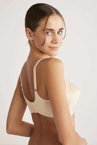 Kom Barbara Telsiz Ve Kapsız Toparlayıcı Sütyen - Ten - Resim 3