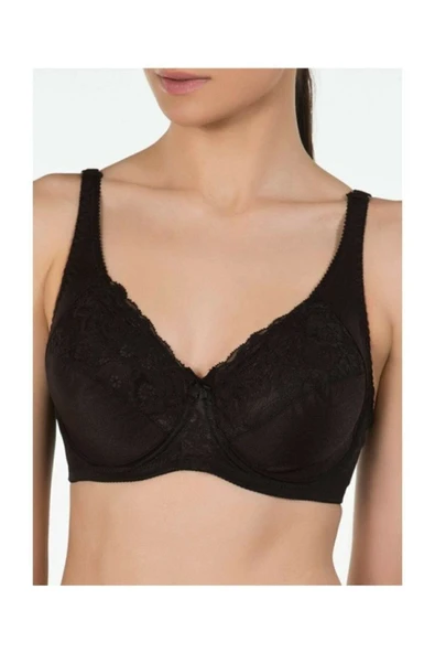 Kom Kadın Siyah Rosenna Rahat Askılı Toparlayıcı Sütyen ürün görseli