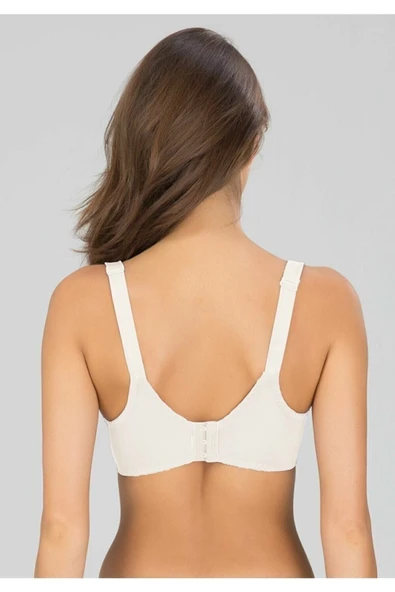 Kom Martina Beyaz Dantelli Toparlayıcı Sütyen - Resim 2