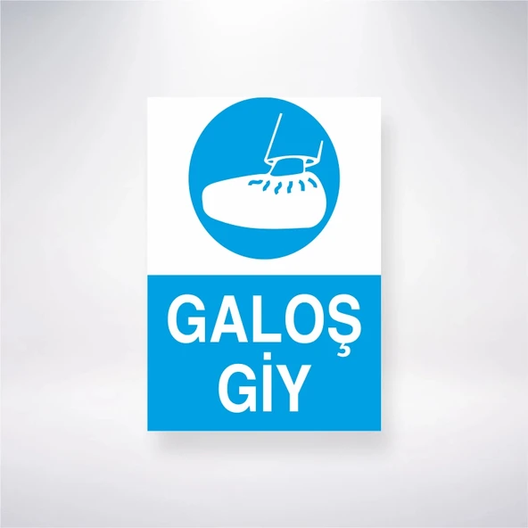 Galoş Giy Sticker 20X28 Cm ürün görseli 1