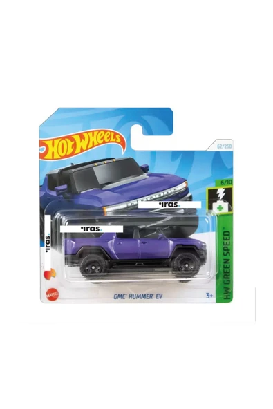 1/64 Ölçek Tekli Regular Arabalar HTD16 Hw Green Speed /GMC Hummer EV ürün görseli