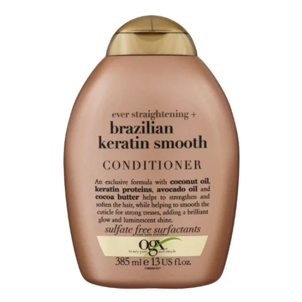 OGX Brazilian Keratin Smooth Conditioner 385 ml