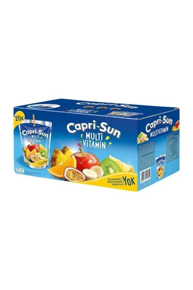 Capri-Sun Multivitamin Meyveli İçecek 200 Ml*20li