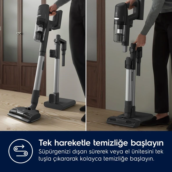 Electrolux 800 Cordless Cleaner EP81UB25GG Şarjlı Dikey Süpürge - Resim 8