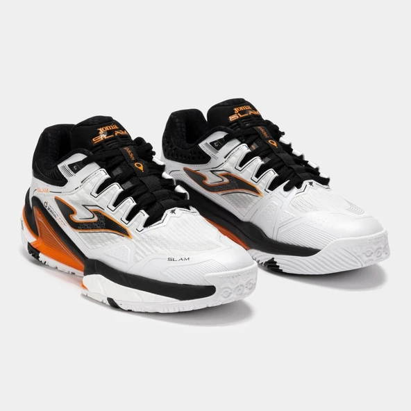 Joma Slam Erkek Beyaz Toprak - Sert Kort Tenis & Padel Ayakkabısı TSLAMS2542OM - Resim 2
