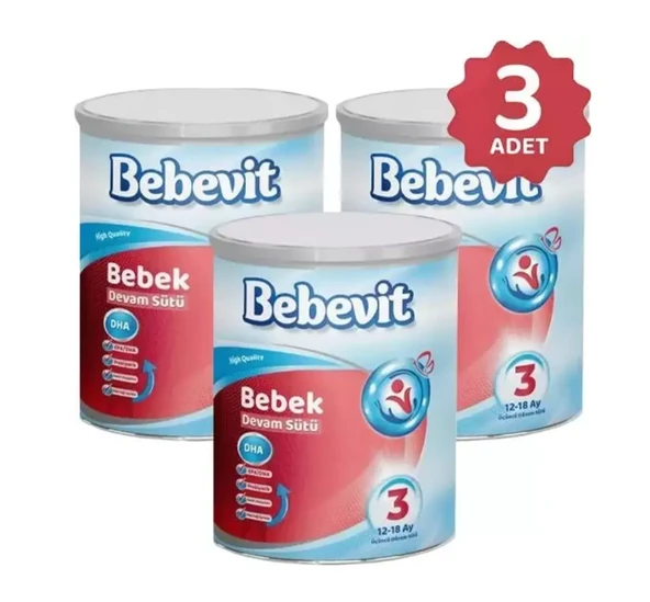 Santasya Bebevit Bebek Devam Sütü 3 (12-18 Ay) 3'lü Paket