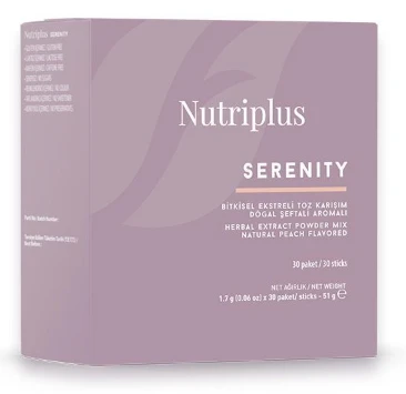 Nutriplus Serenity Şeftali Aromalı Çay 30 Adet