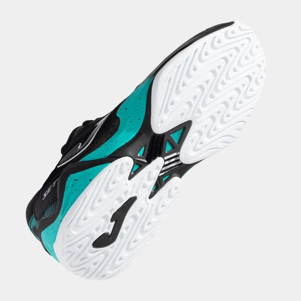 Joma Set Erkek Siyah Toprak & Sert Kort Tenis Ayakkabısı TSETS2543AC - 5