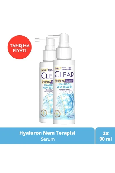 Clear Women Kepeğe Karşı Etkili Serum 90 Ml x 2 Adet